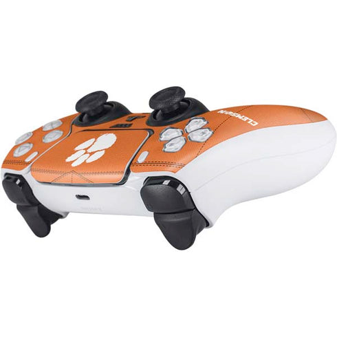 Clemson University Orange Jersey PS5 Controller Skin